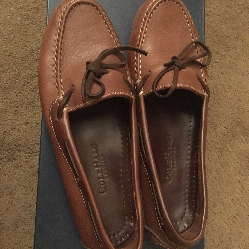 Cole hann brown loafers for men